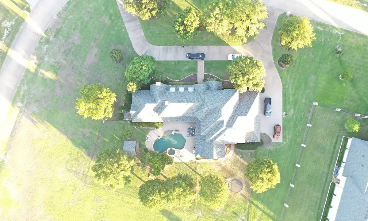 New shingle roof installation on a home in San Fernando